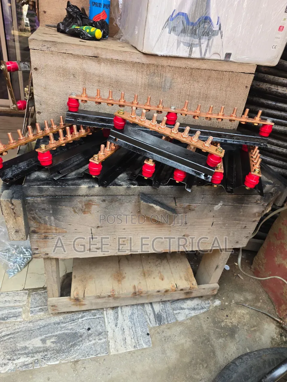 14way Copper Earth Bar Link With Insulator