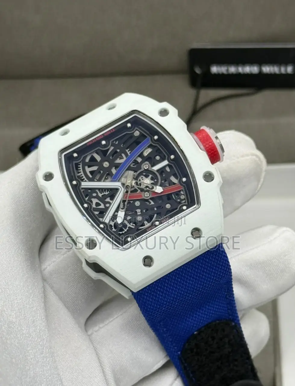 Quality Original Richard Mille Faux Leather Mechanical Watch