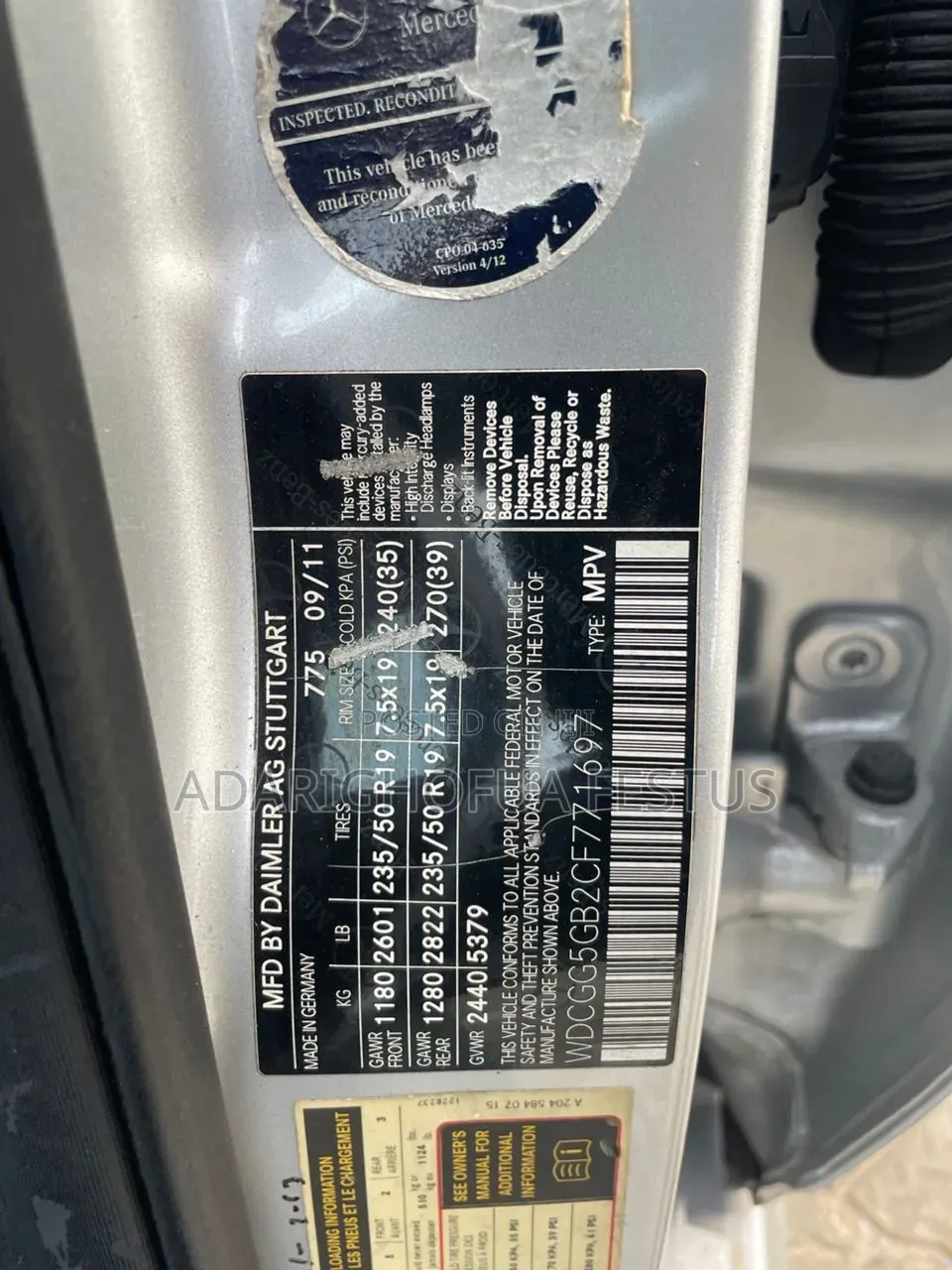 Mercedes-Benz GLK-Class 2012 Silver