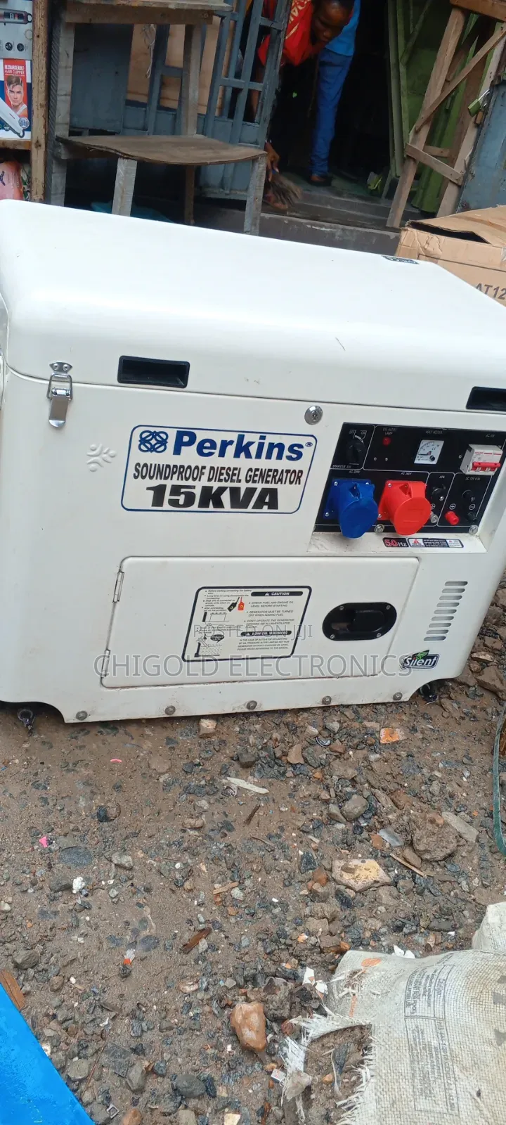 Original Perkins Diesel Generator 3 Phase 100% Copper Coil 15 Kva