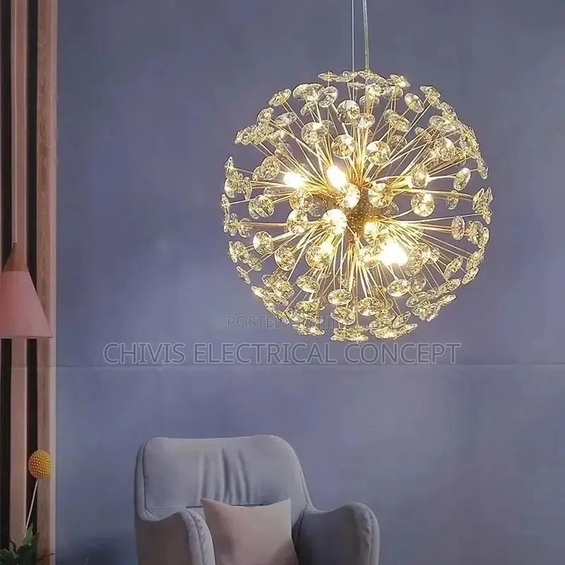 Modern Crystal Chandelier Chandelier Light Emitting Diode By 500mm