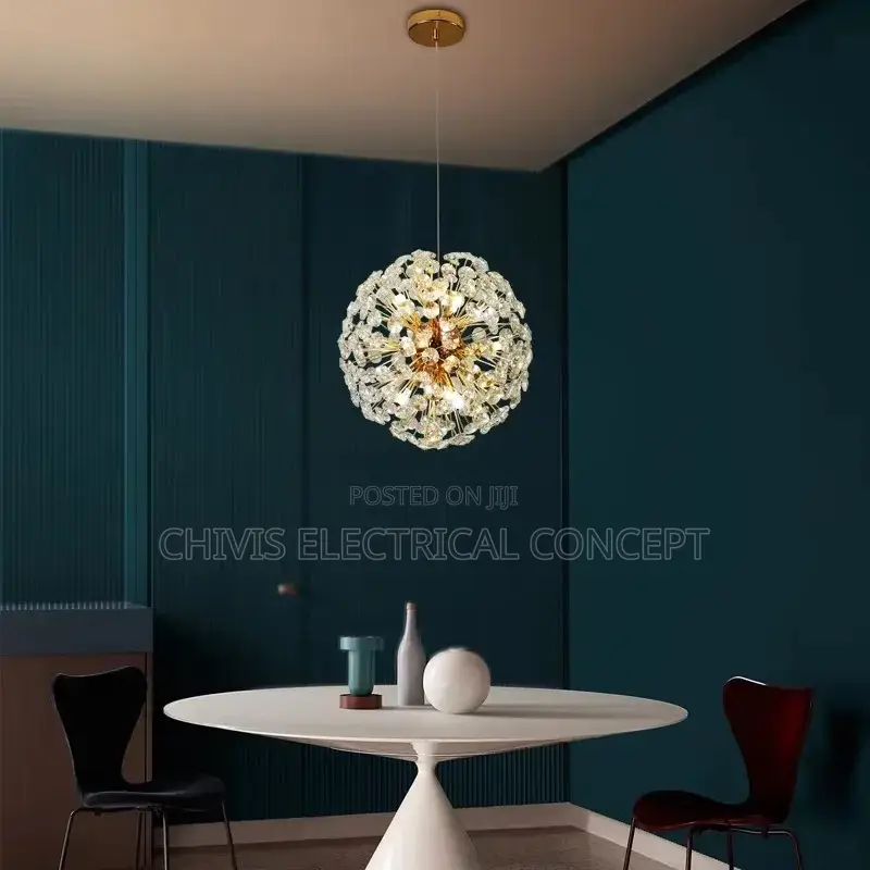 Modern Crystal Chandelier Chandelier Light Emitting Diode By 500mm