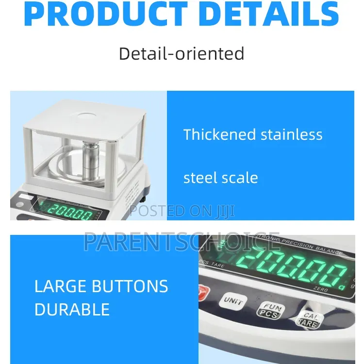 500g/0.001g Analytical Balance Scale