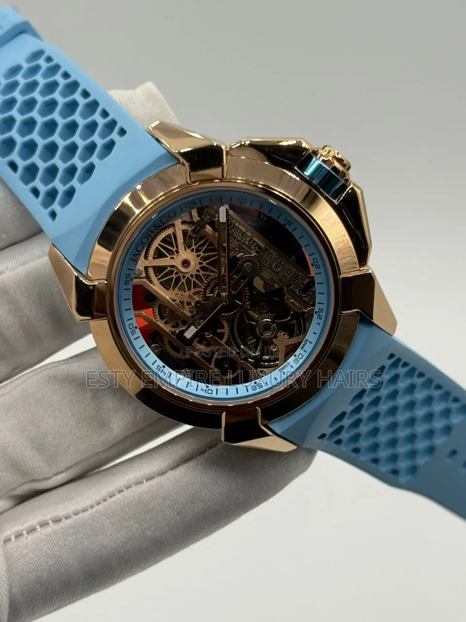 High Quality Luxury Jacob And Co Rubber Wristwatch