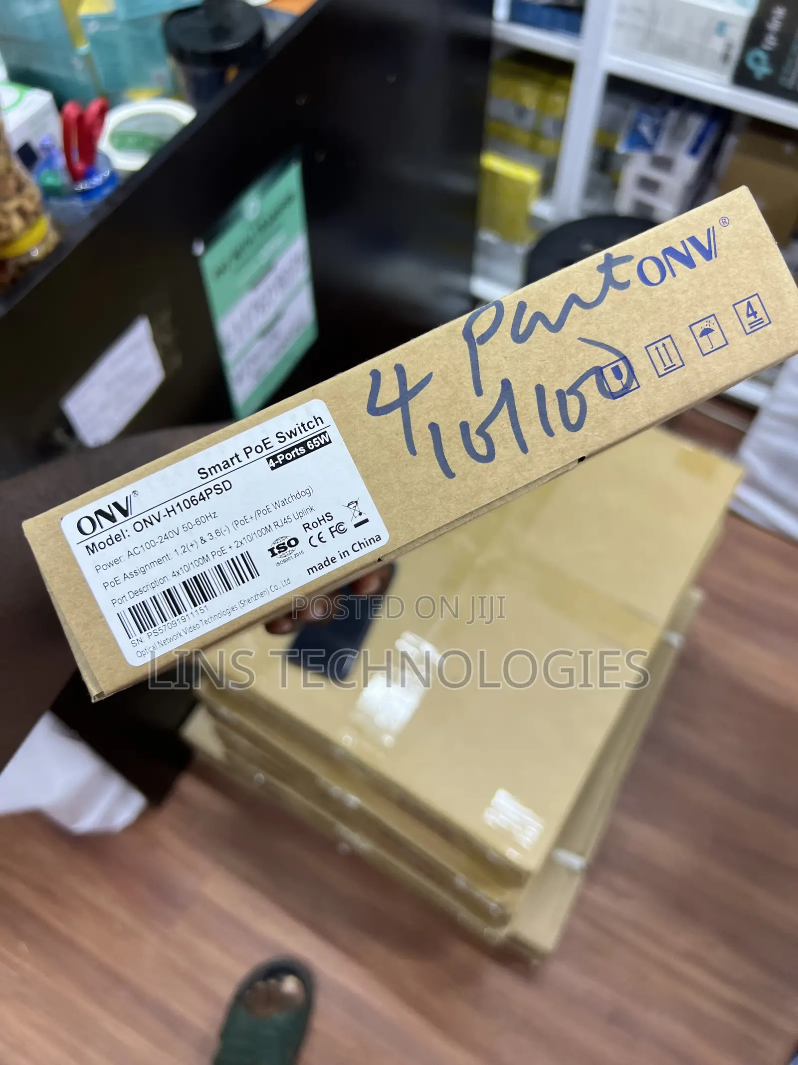 Onv 4 Port Poe Switch