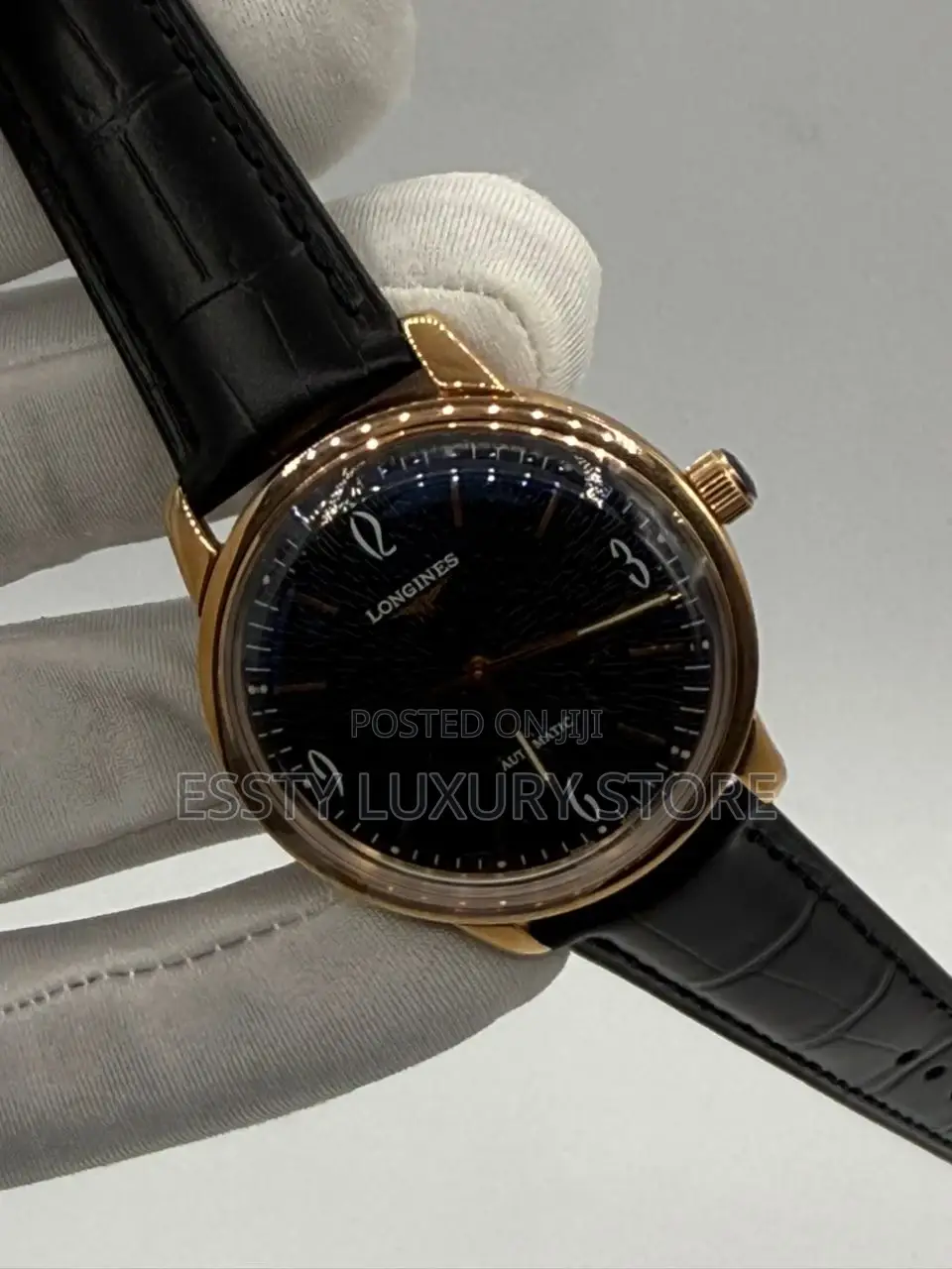 High Quality Luxury Longines Leather Wristwatch