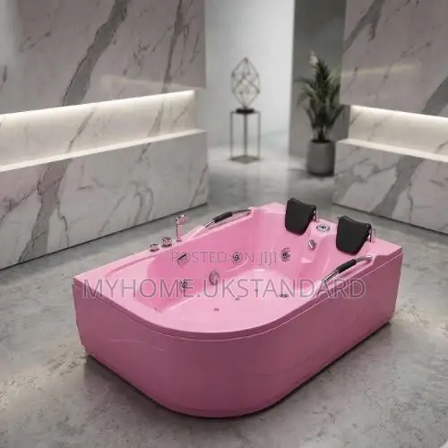 Pink Double Jacuzzi Set With Radio