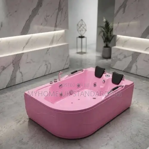 Pink Double Jacuzzi Set With Radio