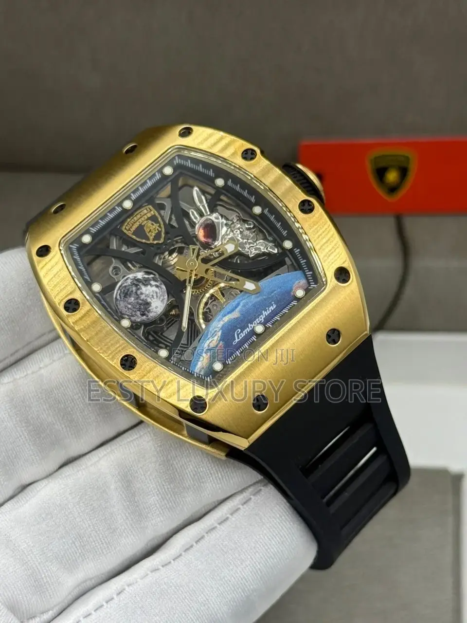 High Quality Luxury Lamborghini Rubber Watches