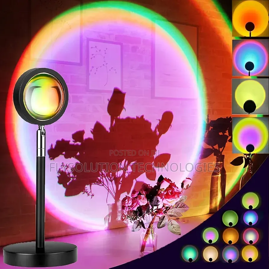 Sunset Lamp for Bedroom 10 Colors Projection Sunset Lights Decoration