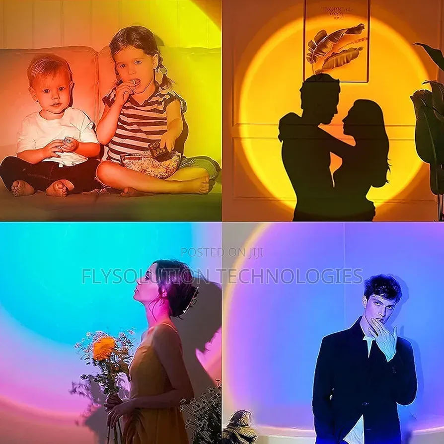 Sunset Lamp for Bedroom 10 Colors Projection Sunset Lights Decoration