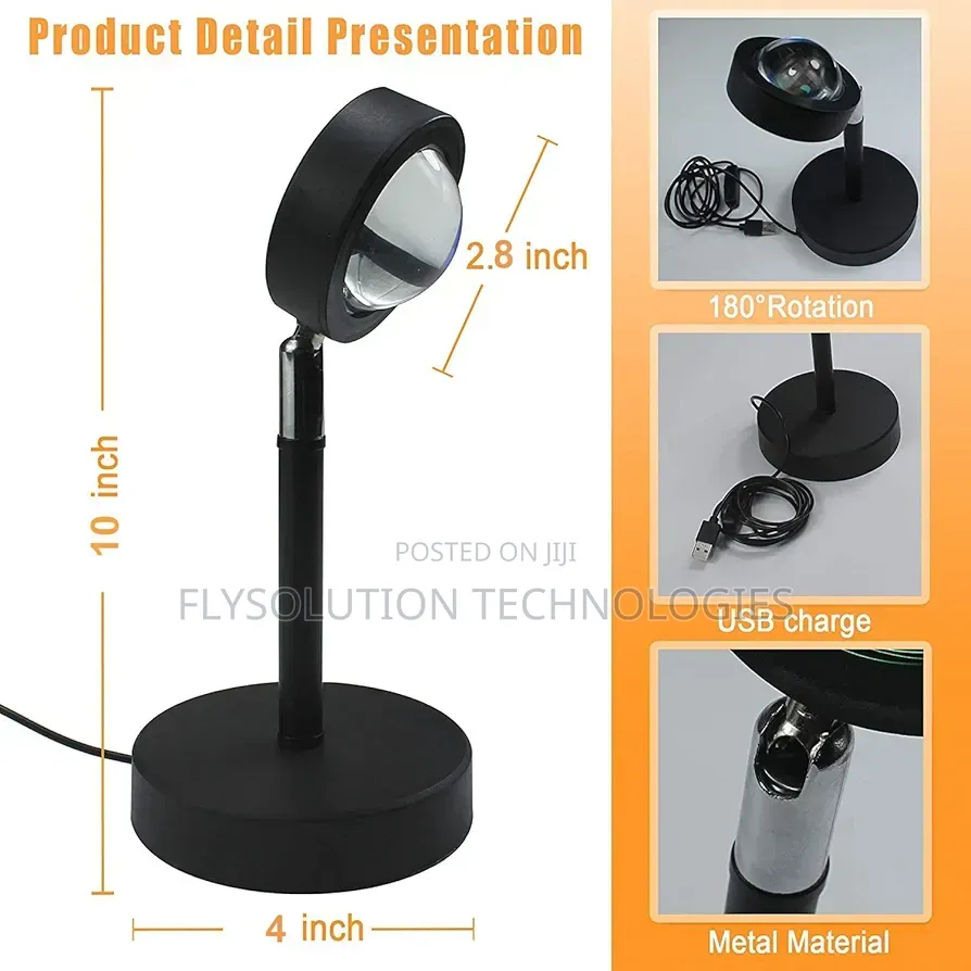 Sunset Lamp for Bedroom 10 Colors Projection Sunset Lights Decoration