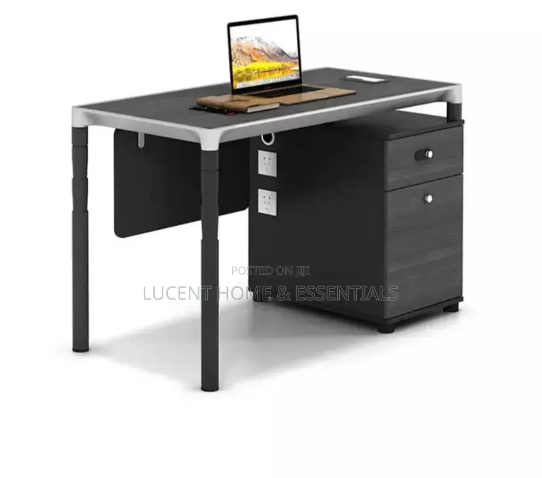 Luxury Manager Desk + Lockable Drawer Cabinet