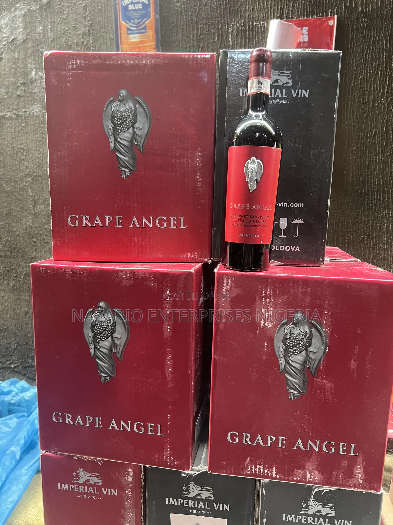 Grape Angel Red Wine (75cl) — Price By 12 Bottles