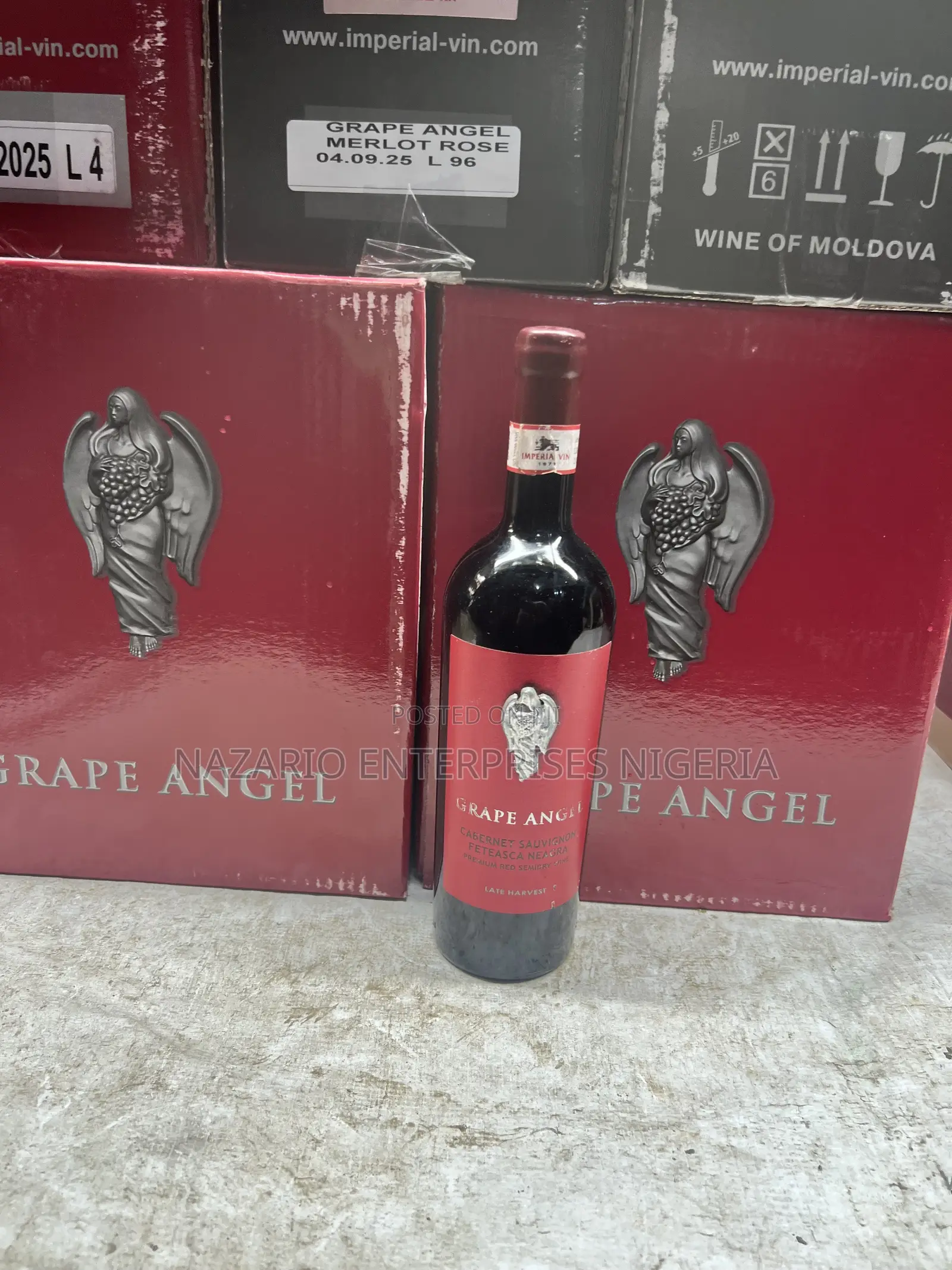 Grape Angel Red Wine (75cl) — Price By 12 Bottles