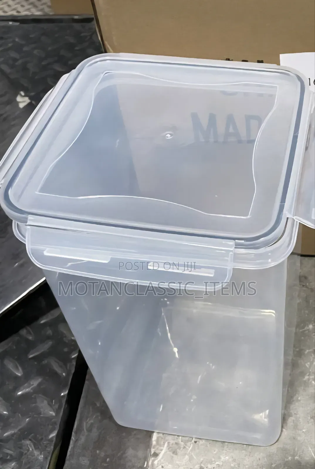6.5ltrs Food Storage Containers With Airtight Lids (4pcs)