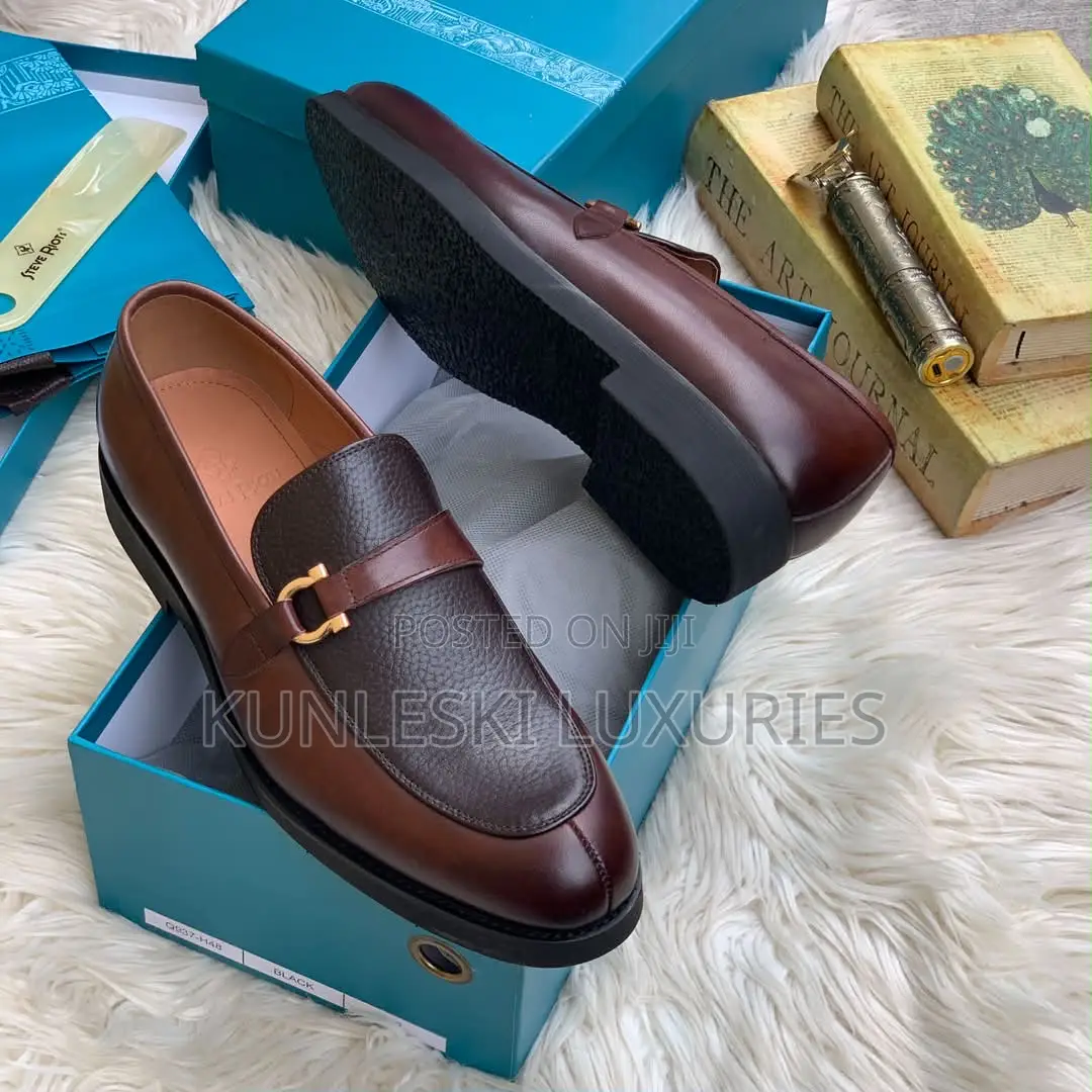 Original Steve Riots Black Brown Loafers Men’S Shoes