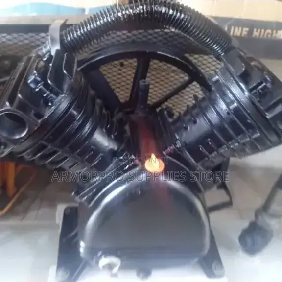 Industrial V-twin Cylinder Air Compressor Pump Head