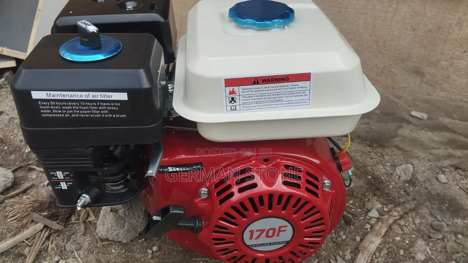 Gasoline Engine, Which Is a 4-Stroke, Air
