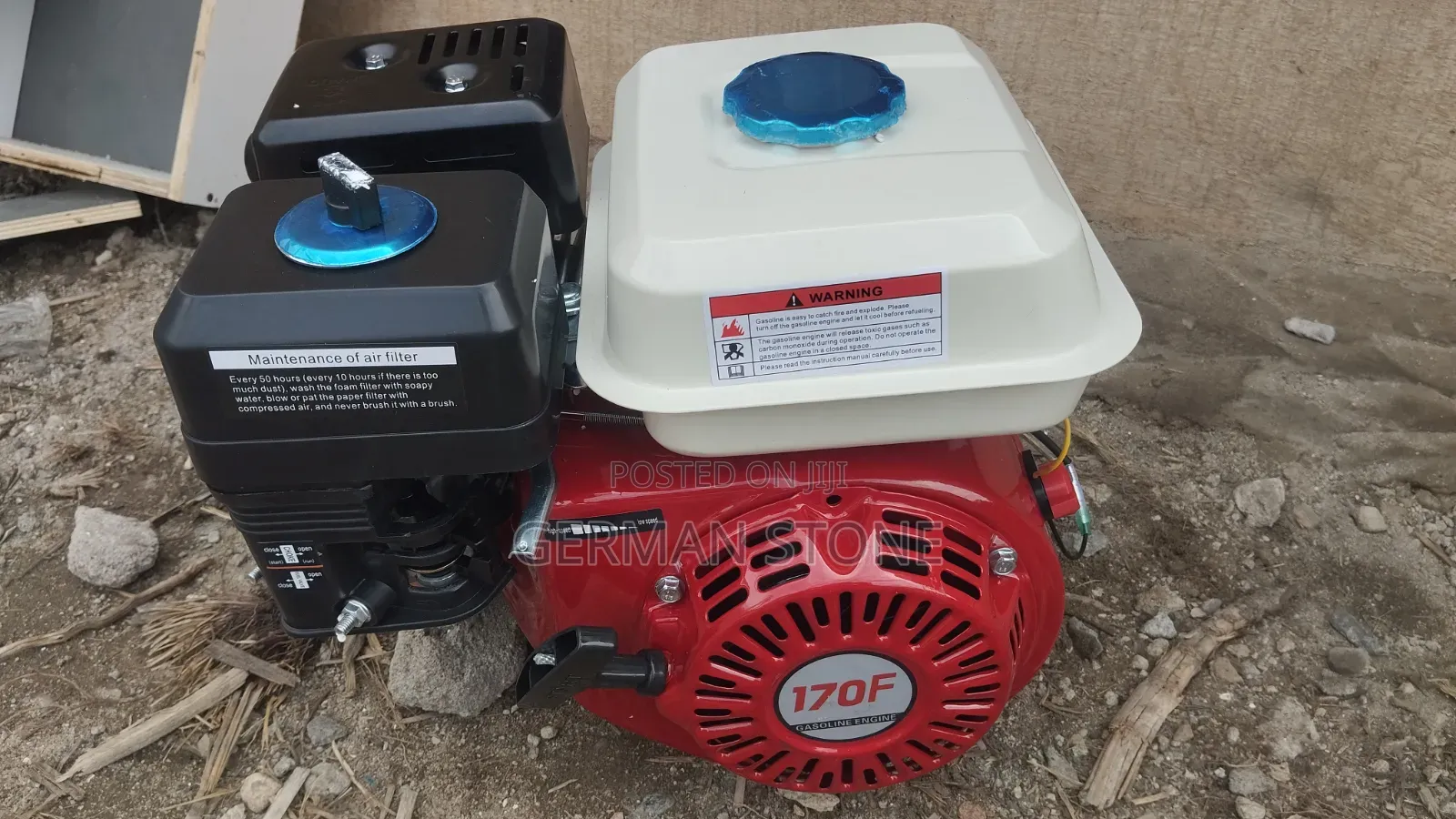 Gasoline Engine, Which Is a 4-Stroke, Air