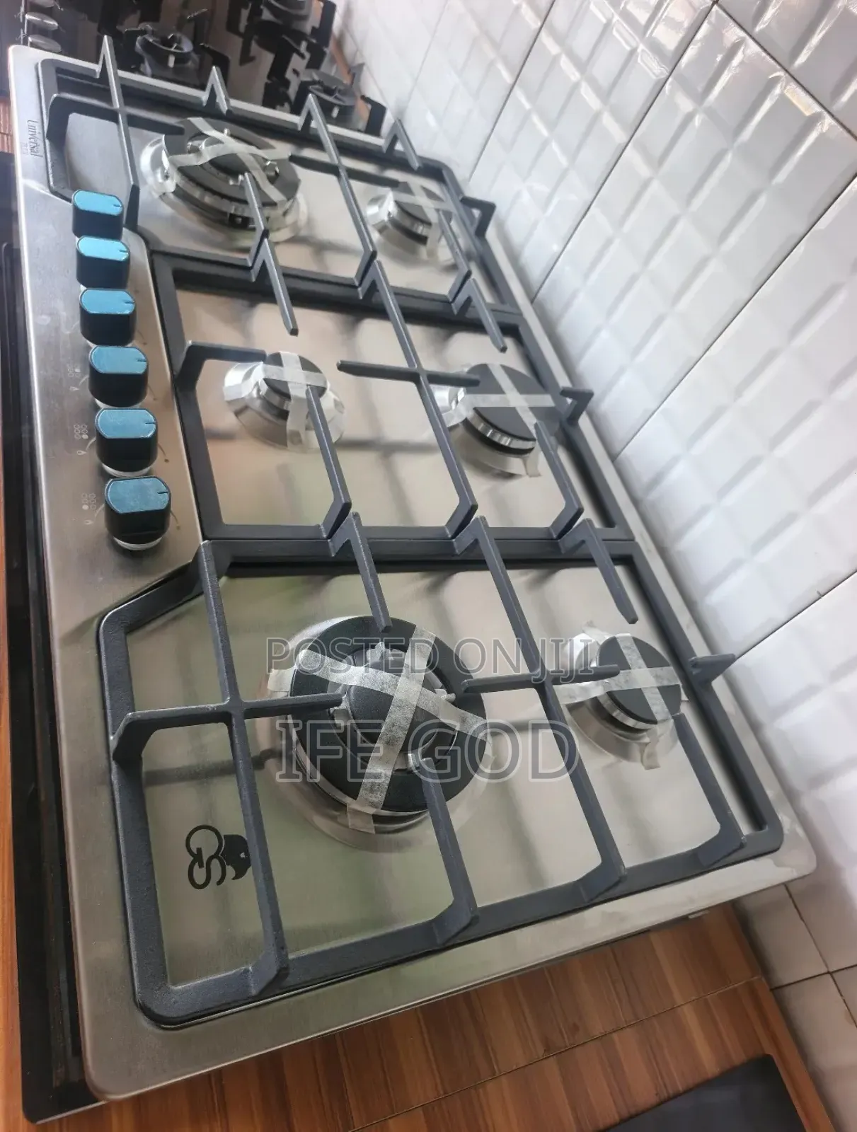 Original Gs Inbuilt Cabinet 6 Burners Automatic Gas Cooker Hob 90cm.