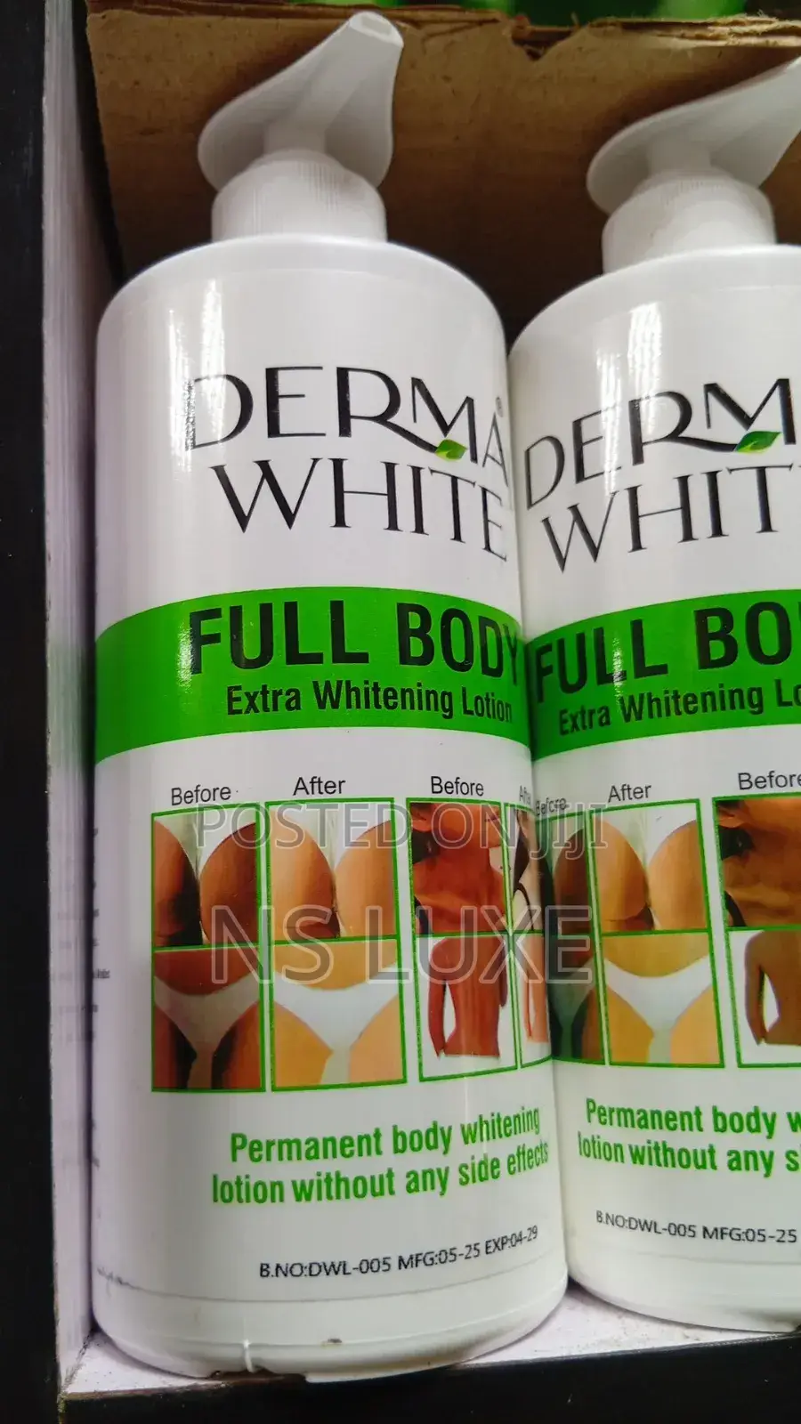 Derma White Full Body Lotion Extra Whiten-Ing Lotion