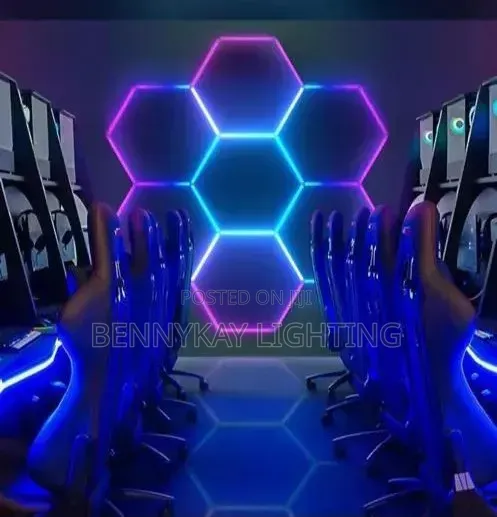 Hexagon Light By 6 Rgb