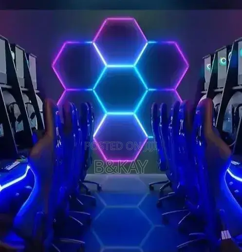 Hexagon Light By 6 Rgb