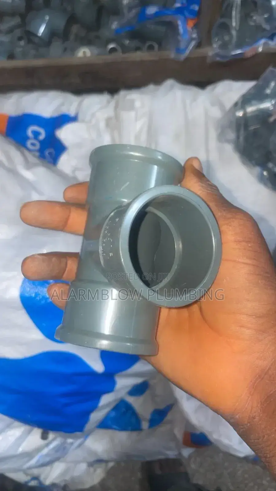 Tigre Grey PVC Pipe Tee Fitting, Model 50mm,