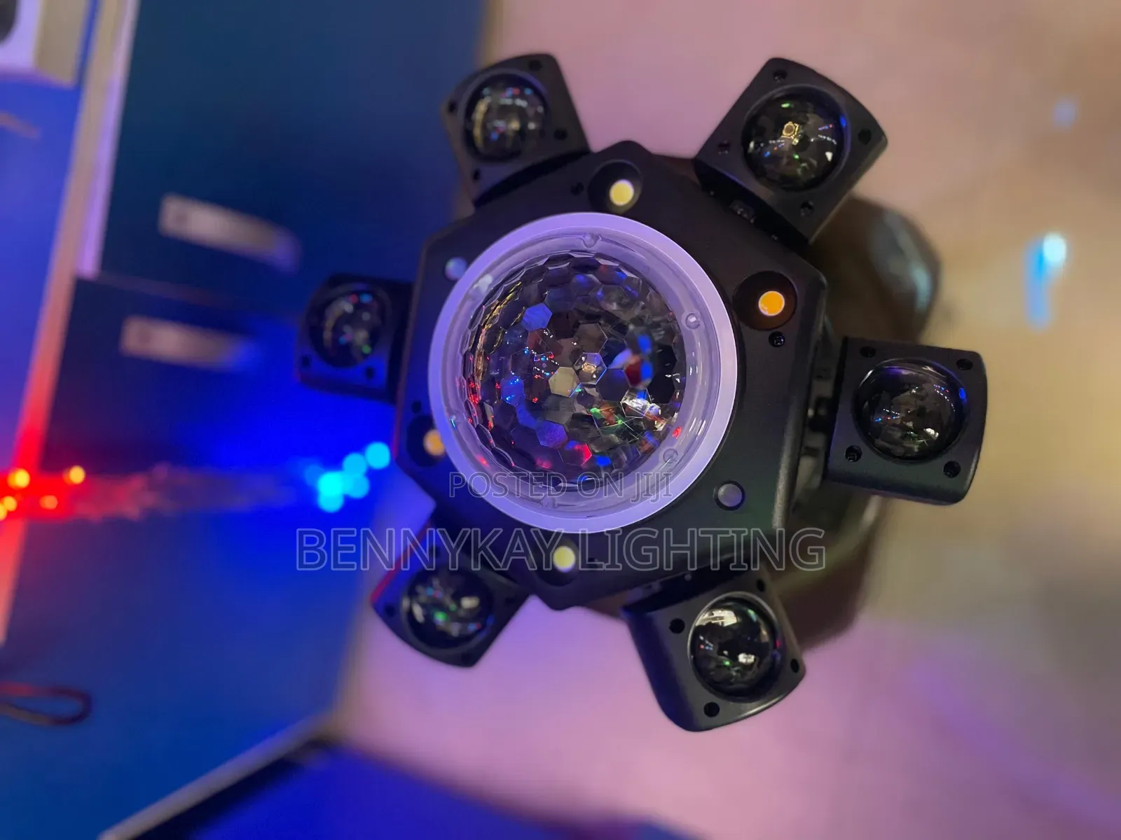 6arm Spider Light With Ball Laser