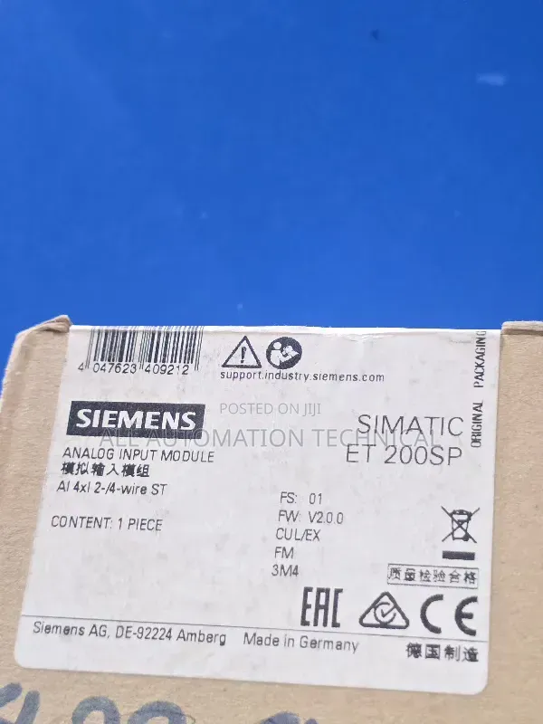 Siemens | 6es7134-6gd01-0ba1 | Input Module Analogue Al 4xi 2-/4-Wire