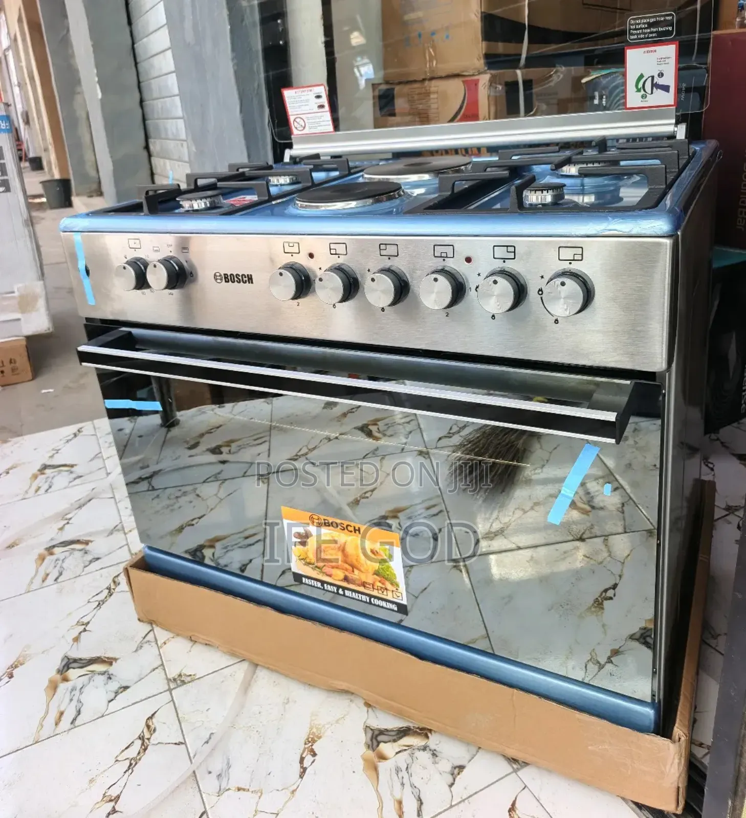 Original Quality Bosch 4+2 Standing Gas Electric Cooker Etc.
