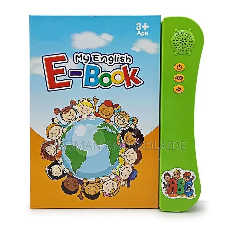 Children Leaning Book