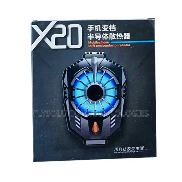 X20 Portable Mobile Cooling Fan for Pugb/Freefire Player Phone Cooler