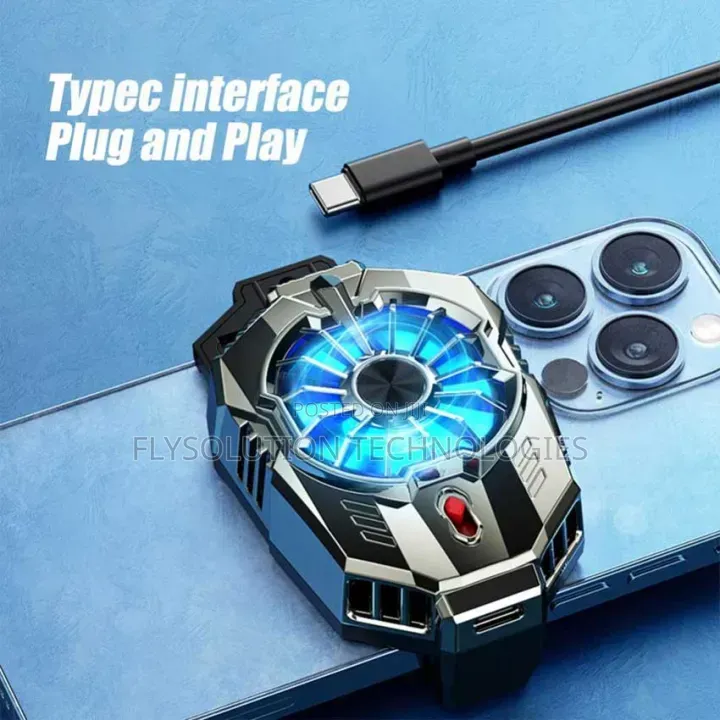 X20 Portable Mobile Cooling Fan for Pugb/Freefire Player Phone Cooler