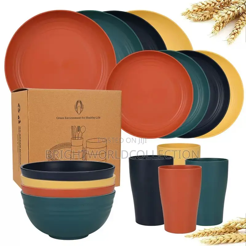 16 Set of Dinner Unbreakable Set Dinnerware Sets (16pcs)