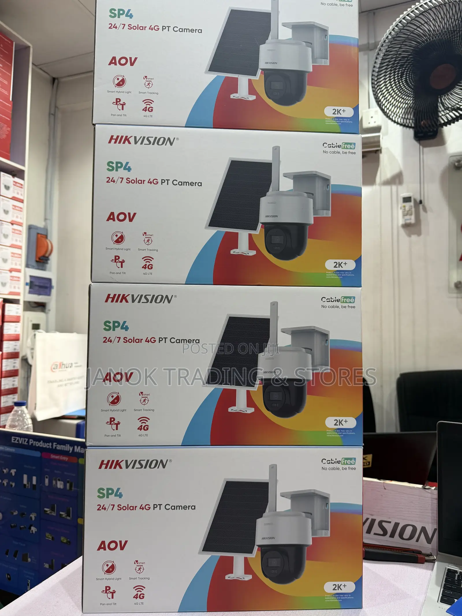 Hikvison Sp4 24/7 Solar 4g Pt Camera Ds-2cfsp4/4g