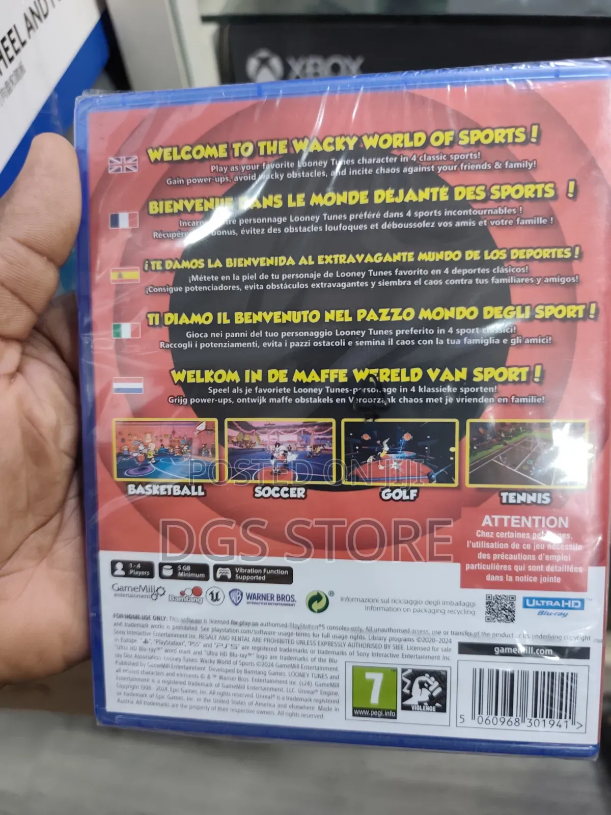 Ps5 Looney Tune Wacky World of Sports Game