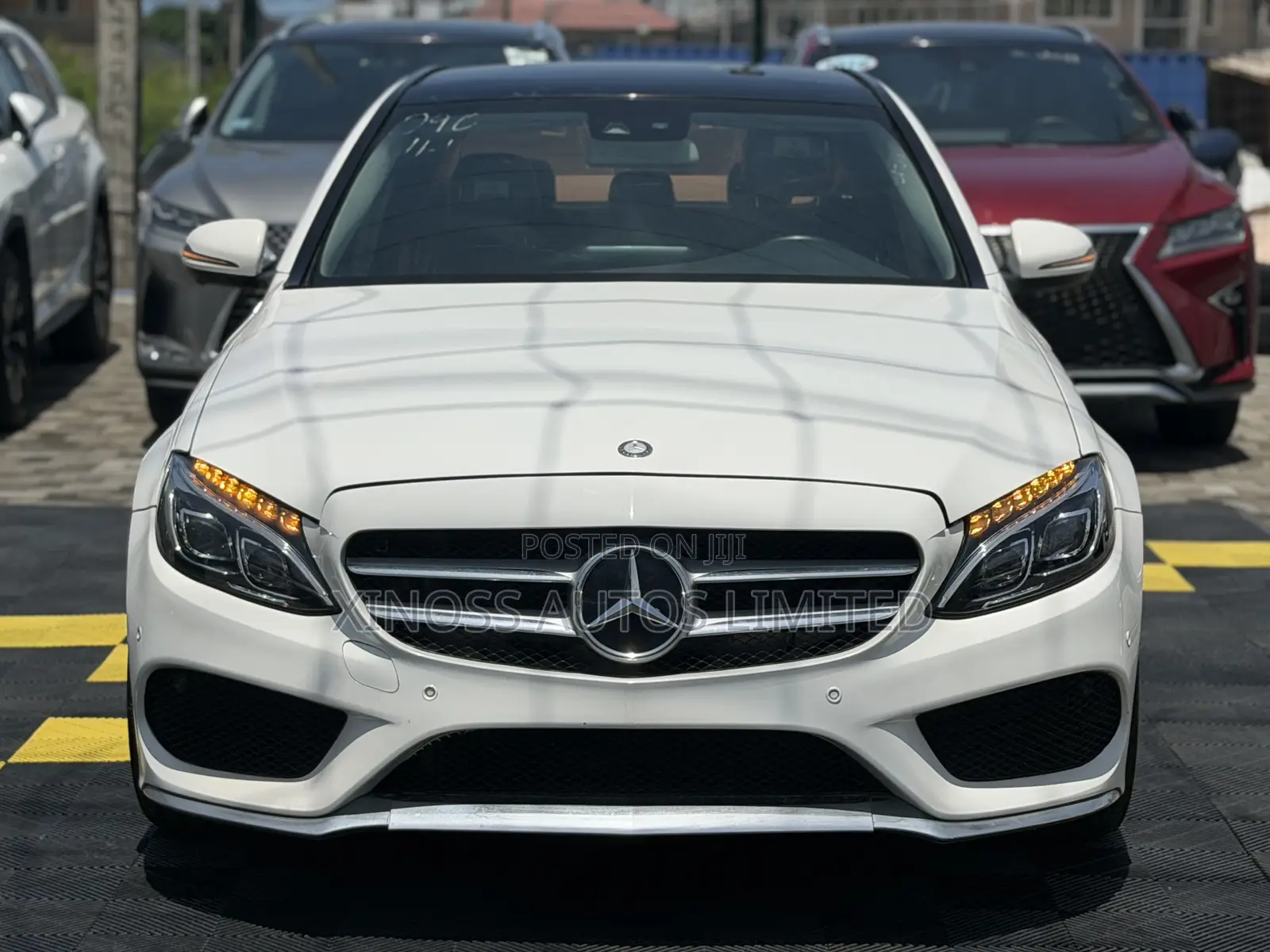 Mercedes-Benz C300 Luxury 4Matic Sedan AWD (2.0L 4cyl 7A) 2016 White