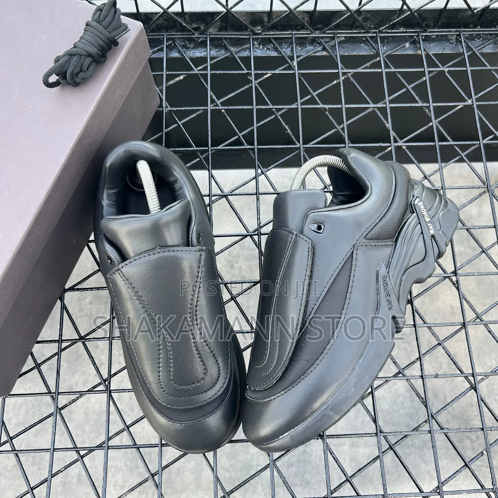 Original Raff Simons Shoes Triple Black