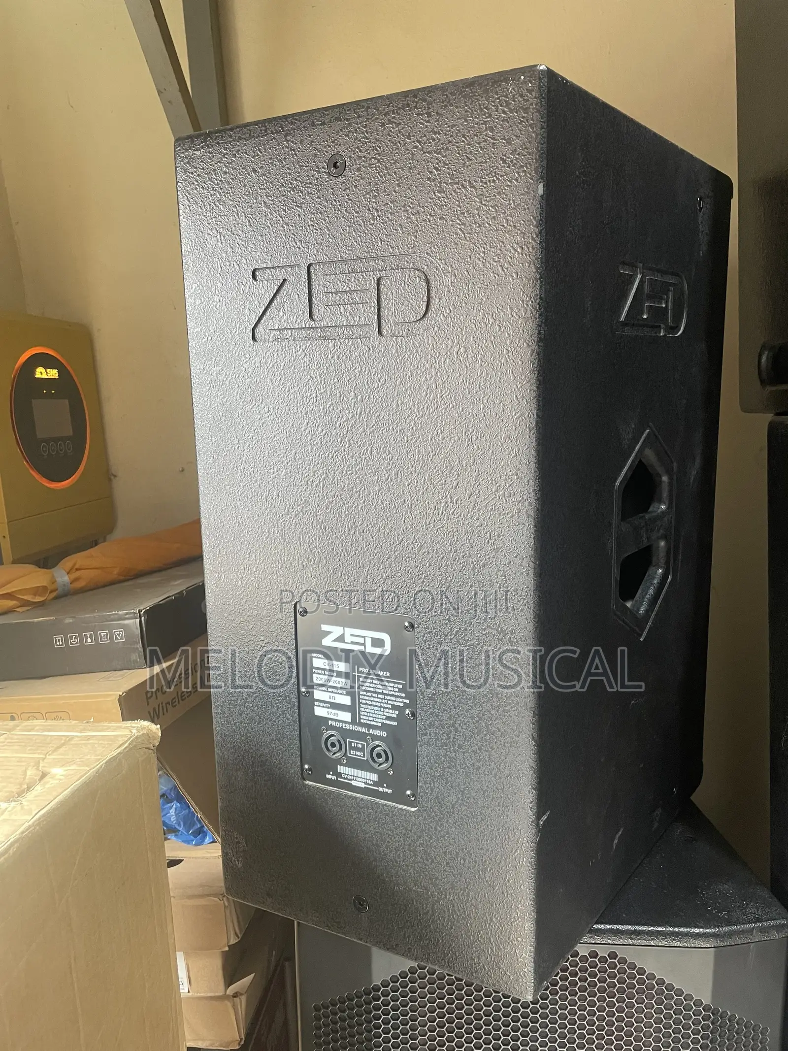 Zed Cv-115 ( Single 15) Professional Speaker