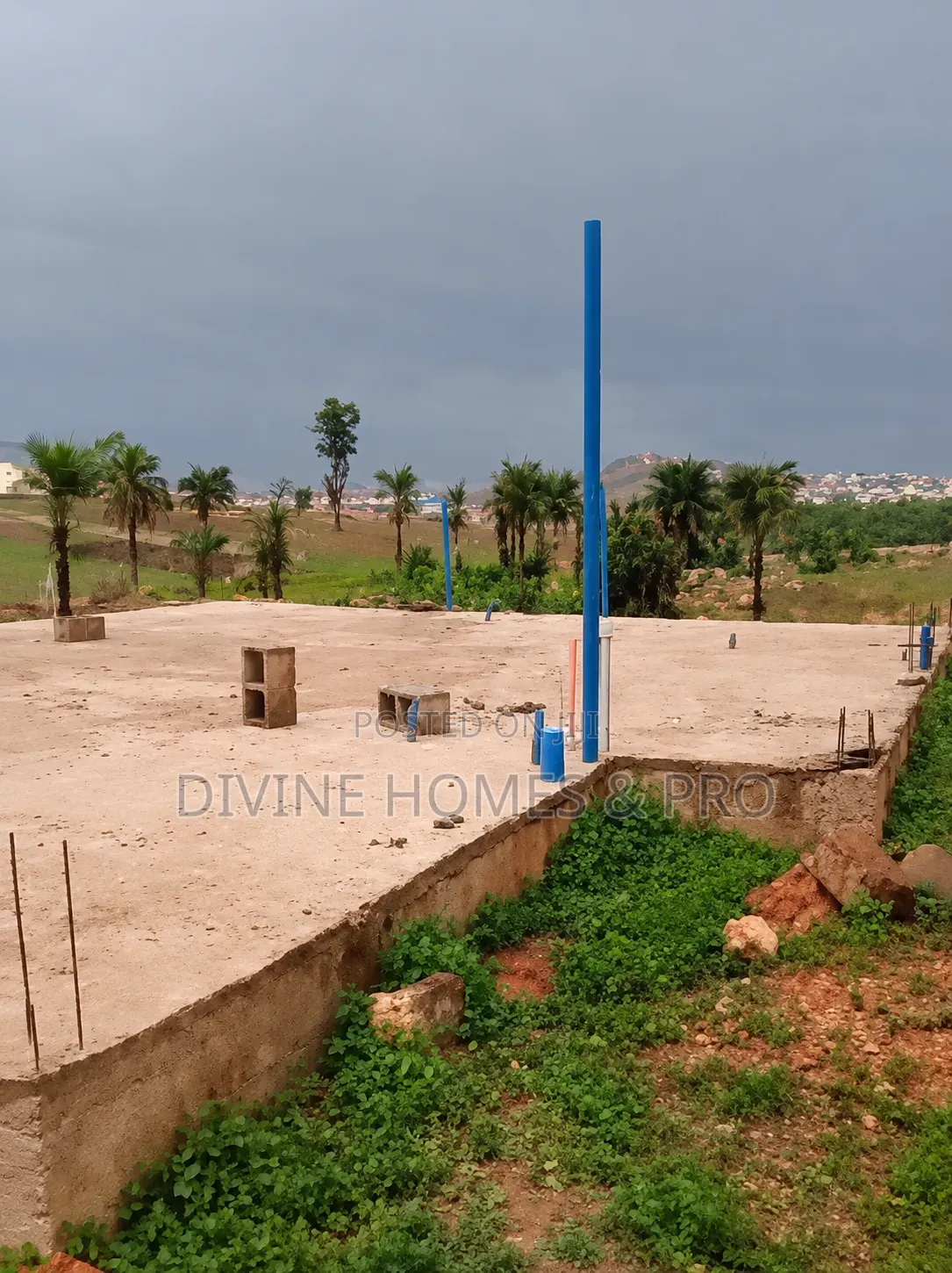 300sqm With DPC for 3 Bedroom Detached Bungalow, Buildable Livable
