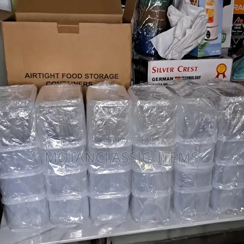 42pcs Airtight Plastic Storage Container (With Label, Spoon, and Pen).
