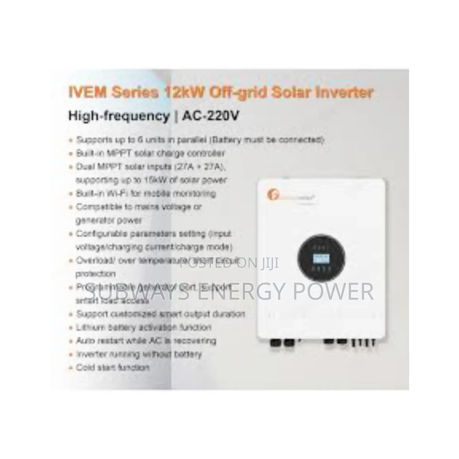 12kva 48v Felicity Hybrid Inverter Ivem