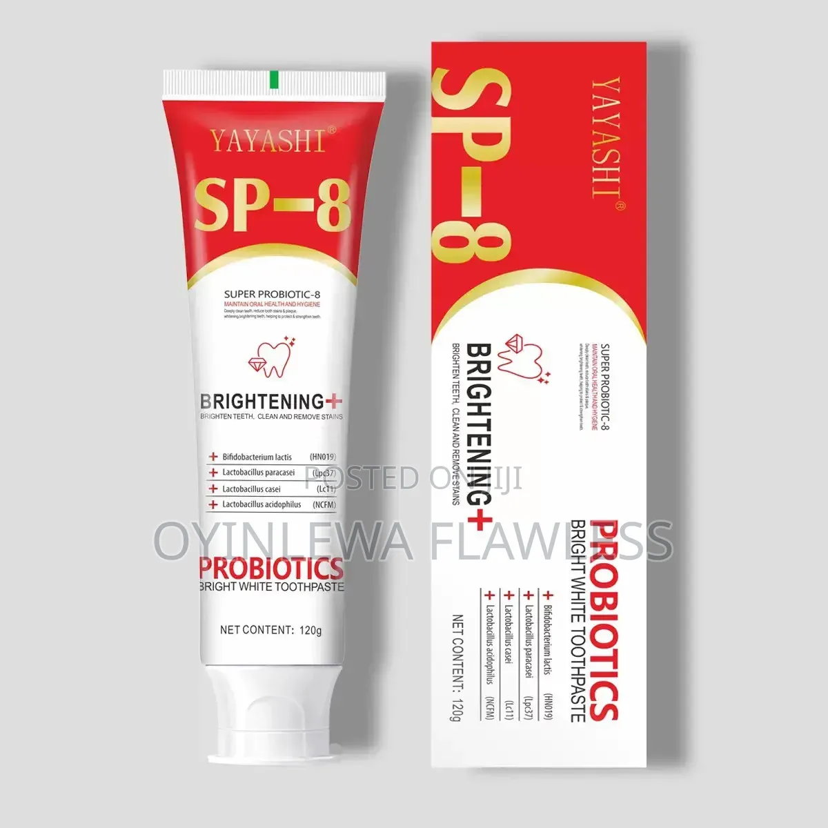 Yayashi Sp-8 Probiotic Whitening Stain Removal Toothpaste