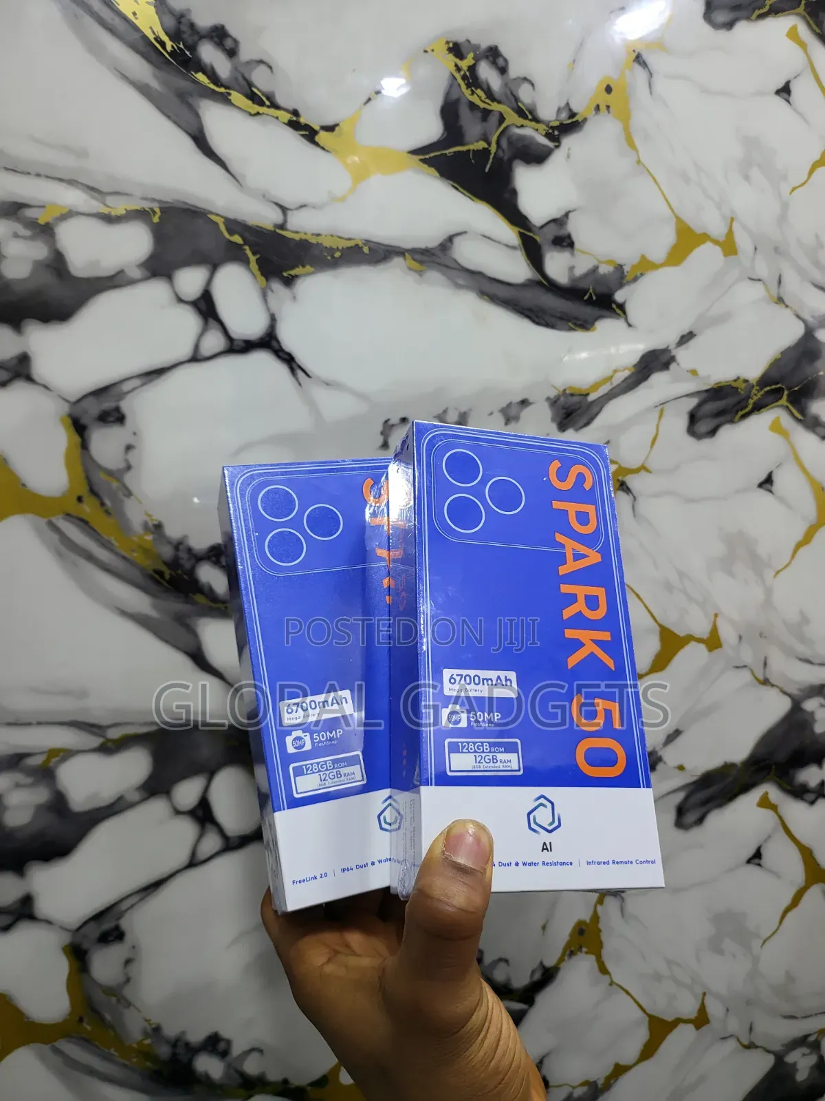 New Tecno Spark 50 128 GB Blue