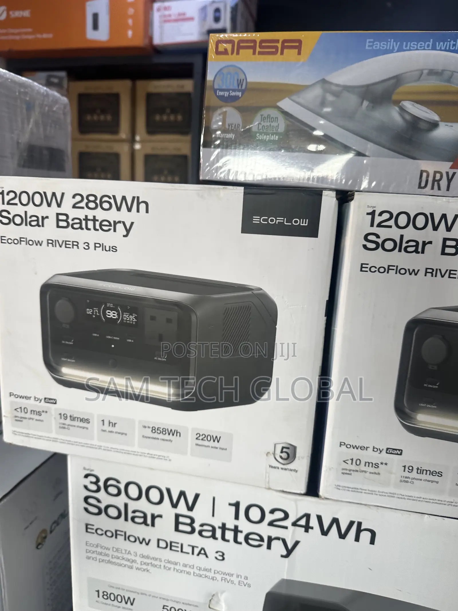 1200w Eco Flow Solar Generator