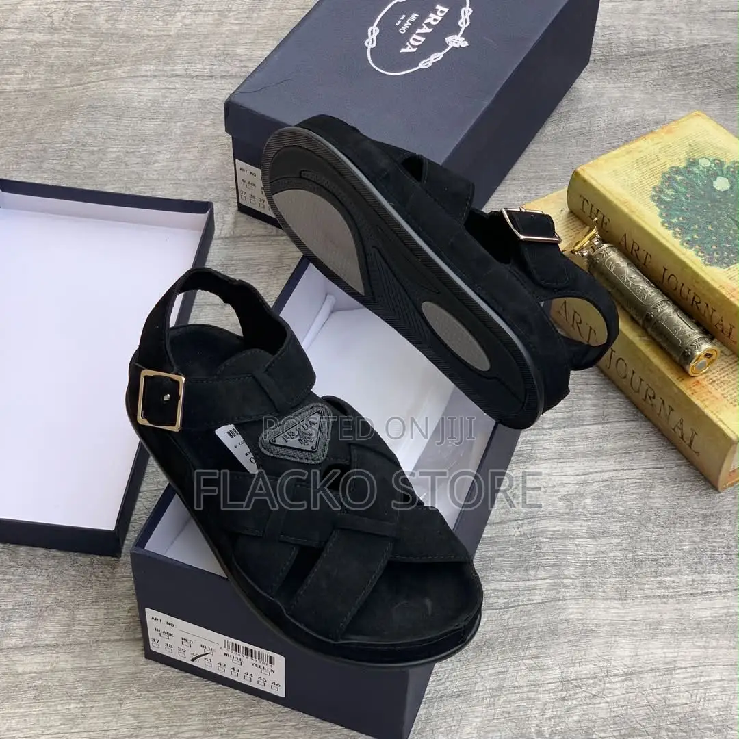Original Prada Suede Sandals