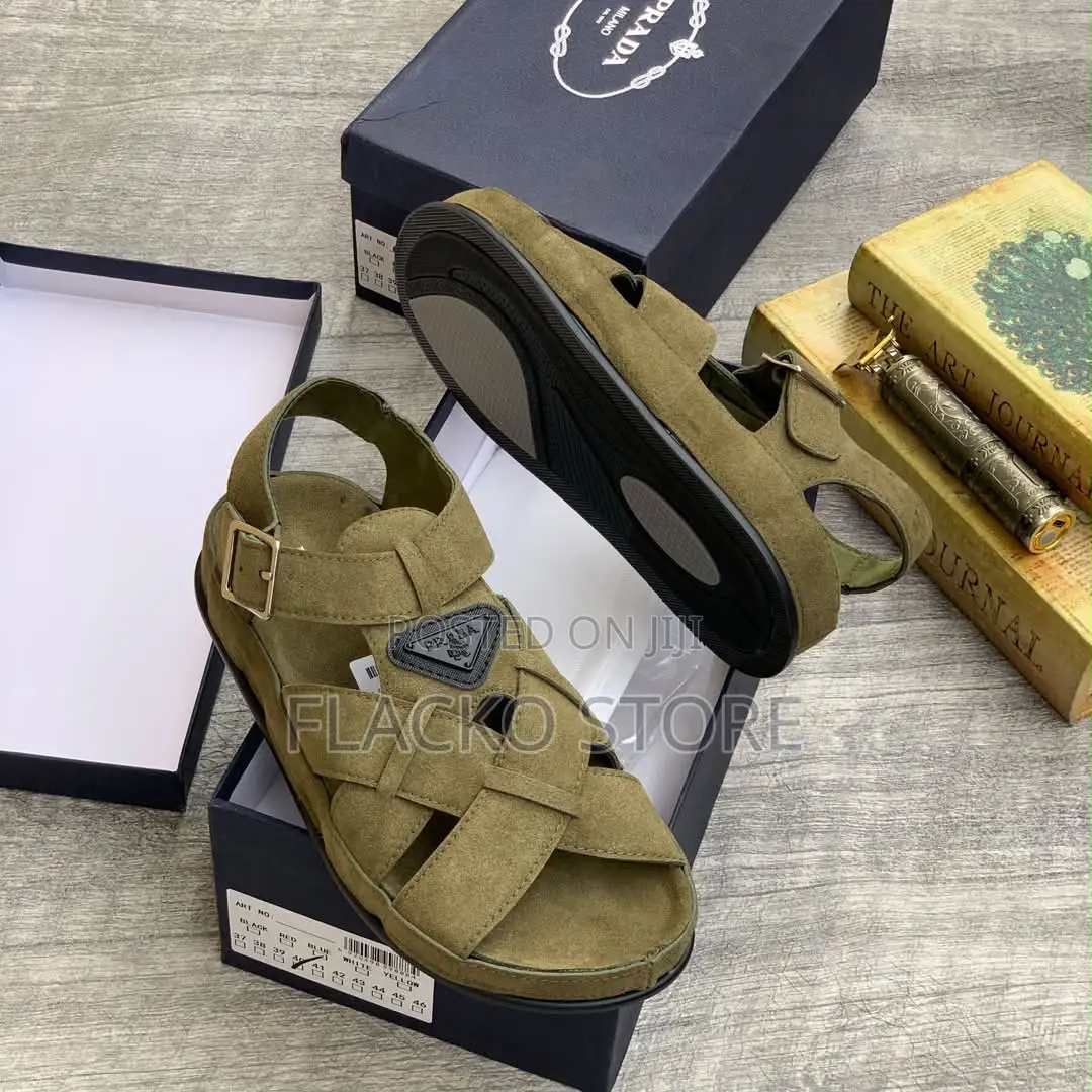 Original Prada Suede Sandals