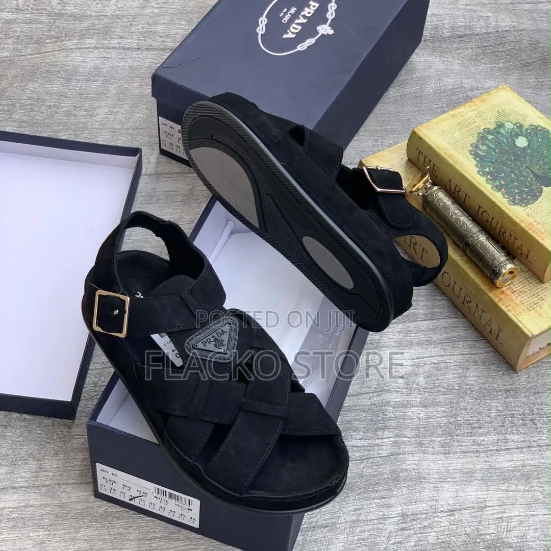 Original Prada Suede Sandals